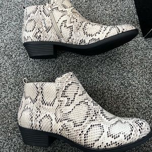 Windsor Snakeskin Ankle Boot